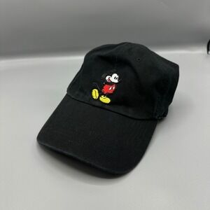 Ethos Mickey Mouse Embroidered Black Disney Dad Hat Adjustable Baseball Cap Mens
